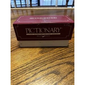 Pictionary Second Edition Board Game Cards Multicolor Paper